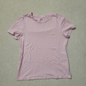 Gap Women's 100% Organic Cotton Pink T Shirt, Size Small